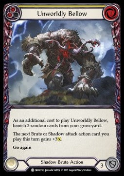 Unworldly Bellow (Yellow) (Normal) - Monarch - First (Common) [MON-F-MON151]