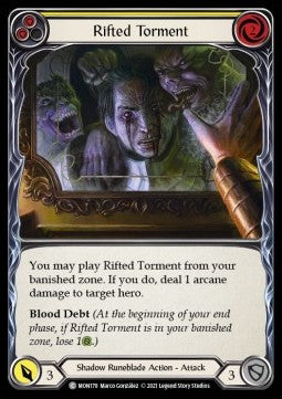 Rifted Torment (Yellow) (Normal) - Monarch - First (Common) [MON-F-MON178]