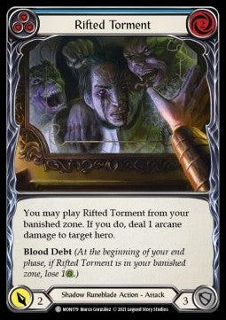 Rifted Torment (Blue) (Normal) - Monarch - First (Common) [MON-F-MON179]