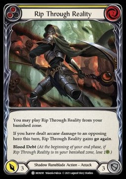 Rip Through Reality (Yellow) (Normal) - Monarch - First (Common) [MON-F-MON181]