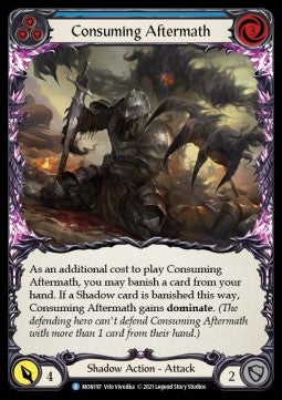 Consuming Aftermath (Blue) (Normal) - Monarch - First (Rare) [MON-F-MON197]