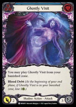 Ghostly Visit (Blue) (Normal) - Monarch - First (Common) [MON-F-MON205]