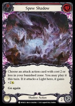 Spew Shadow (Red) (Normal) - Monarch - First (Common) [MON-F-MON212]