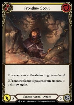 Frontline Scout (Yellow) (Normal) - Monarch - First (Common) [MON-F-MON273]