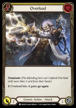 Overload (Yellow) (Normal) - Monarch - First (Common) [MON-F-MON276]