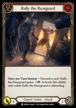 Rally the Rearguard (Red) (Normal) - Monarch - First (Common) [MON-F-MON281]