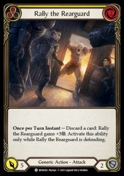 Rally the Rearguard (Yellow) (Normal) - Monarch - First (Common) [MON-F-MON282]