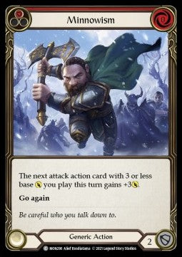 Minnowism (Red) (Rainbow Foil) - Monarch - First (Common) [MON-F-MON296]