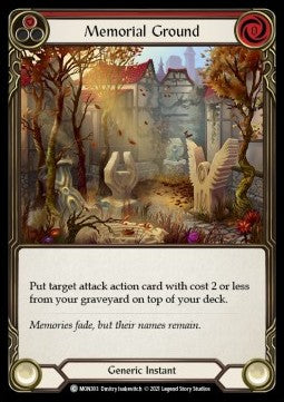 Memorial Ground (Red) (Normal) - Monarch - First (Common) [MON-F-MON303]