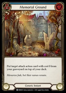 Memorial Ground (Blue) (Normal) - Monarch - First (Common) [MON-F-MON305]