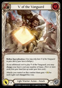 V of the Vanguard (Normal) - Monarch - Unlimited (Rare) [MON-U-MON035]