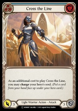 Cross the Line (Blue) (Normal) - Monarch - Unlimited (Common) [MON-U-MON047]
