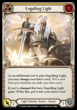 Engulfing Light (Yellow) (Rainbow Foil) - Monarch - Unlimited (Common) [MON-U-MON049]