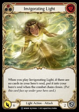 Invigorating Light (Red) (Rainbow Foil) - Monarch - Unlimited (Rare) [MON-U-MON066]