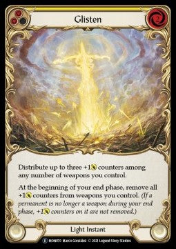 Glisten (Yellow) (Normal) - Monarch - Unlimited (Rare) [MON-U-MON070]