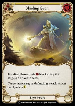 Blinding Beam (Yellow) (Rainbow Foil) - Monarch - Unlimited (Common) [MON-U-MON085]