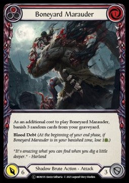 Boneyard Marauder (Red) (Normal) - Monarch - Unlimited (Common) [MON-U-MON135]