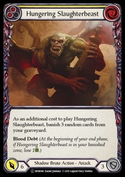 Hungering Slaughterbeast (Yellow) (Normal) - Monarch - Unlimited (Common) [MON-U-MON148]