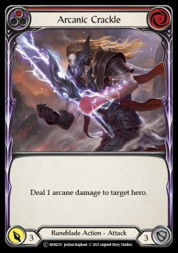 Arcanic Crackle (Red) (Normal) - Monarch - Unlimited (Common) [MON-U-MON235]