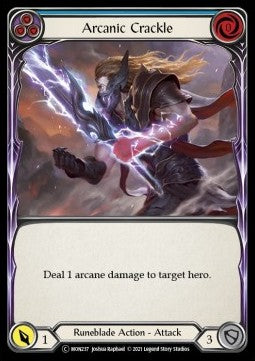 Arcanic Crackle (Blue) (Normal) - Monarch - Unlimited (Common) [MON-U-MON237]