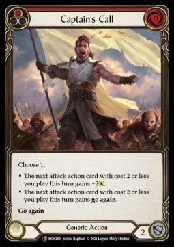 Captain's Call (Red) (Normal) - Monarch - Unlimited (Rare) [MON-U-MON260]