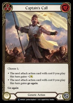 Captain's Call (Blue) (Normal) - Monarch - Unlimited (Rare) [MON-U-MON262]