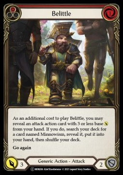 Belittle (Red) (Rainbow Foil) - Monarch - Unlimited (Common) [MON-U-MON266]