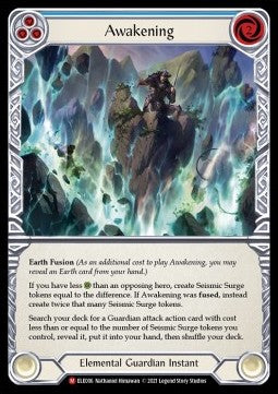 Awakening (Rainbow Foil) - Tales of Aria - First (Majestic) [ELE-F-ELE006]