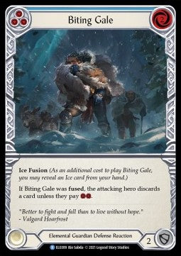 Biting Gale (Blue) (Normal) - Tales of Aria - First (Rare) [ELE-F-ELE009]