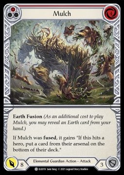 Mulch (Red) (Rainbow Foil) - Tales of Aria - First (Common) [ELE-F-ELE019]