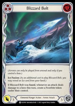Blizzard Bolt (Blue) (Normal) - Tales of Aria - First (Common) [ELE-F-ELE046]