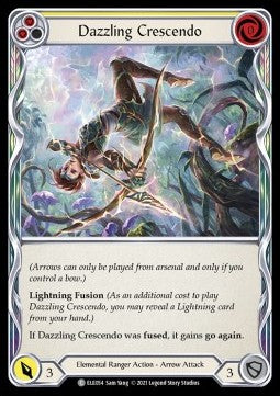 Dazzling Crescendo (Yellow) (Normal) - Tales of Aria - First (Common) [ELE-F-ELE054]