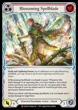 Blossoming Spellblade (Rainbow Foil) - Tales of Aria - First (Majestic) [ELE-F-ELE064]