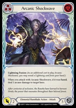Arcanic Shockwave (Blue) (Normal) - Tales of Aria - First (Common) [ELE-F-ELE075]
