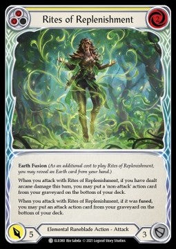 Rites of Replenishment (Yellow) (Normal) - Tales of Aria - First (Common) [ELE-F-ELE080]
