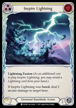 Inspire Lightning (Yellow) (Normal) - Tales of Aria - First (Common) [ELE-F-ELE089]
