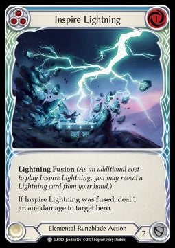 Inspire Lightning (Blue) (Normal) - Tales of Aria - First (Common) [ELE-F-ELE090]