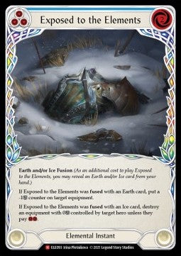 Exposed to the Elements (Rainbow Foil) - Tales of Aria - First (Majestic) [ELE-F-ELE093]