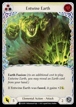 Entwine Earth (Yellow) (Normal) - Tales of Aria - First (Common) [ELE-F-ELE095]