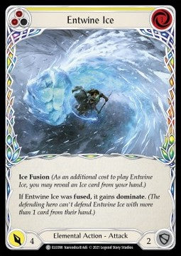 Entwine Ice (Yellow) (Normal) - Tales of Aria - First (Common) [ELE-F-ELE098]