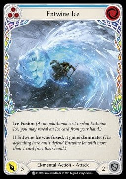 Entwine Ice (Blue) (Rainbow Foil) - Tales of Aria - First (Common) [ELE-F-ELE099]