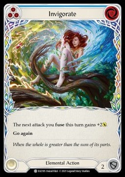 Invigorate (Blue) (Normal) - Tales of Aria - First (Common) [ELE-F-ELE105]