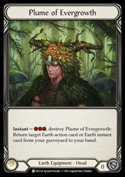 Plume of Evergrowth (Cold Foil) - Tales of Aria - First (Common) [ELE-F-ELE116]