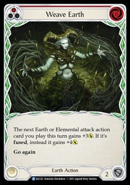 Weave Earth (Red) (Normal) - Tales of Aria - First (Rare) [ELE-F-ELE122]