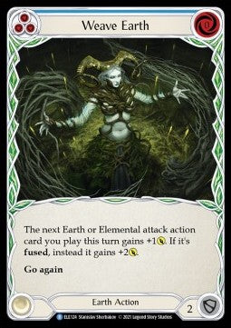 Weave Earth (Blue) (Normal) - Tales of Aria - First (Rare) [ELE-F-ELE124]