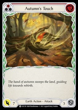Autumn's Touch (Red) (Normal) - Tales of Aria - First (Common) [ELE-F-ELE128]
