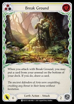Break Ground (Yellow) (Normal) - Tales of Aria - First (Common) [ELE-F-ELE132]