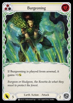Burgeoning (Yellow) (Normal) - Tales of Aria - First (Common) [ELE-F-ELE135]