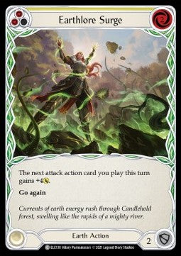 Earthlore Surge (Yellow) (Normal) - Tales of Aria - First (Common) [ELE-F-ELE138]