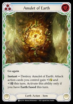 Amulet of Earth (Normal) - Tales of Aria - First (Common) [ELE-F-ELE143]